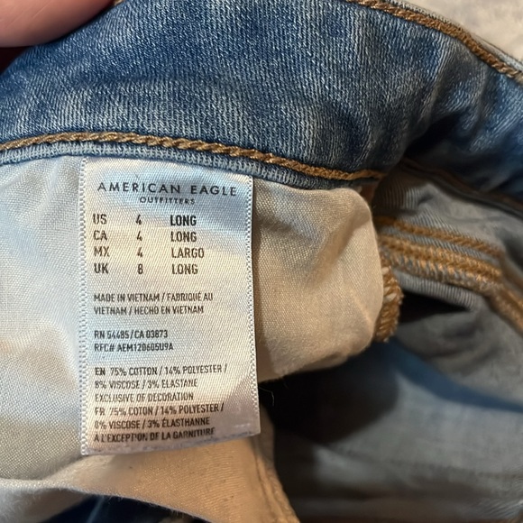 American Eagle ne(x)t level stretch long skinny jeans - Picture 4 of 5